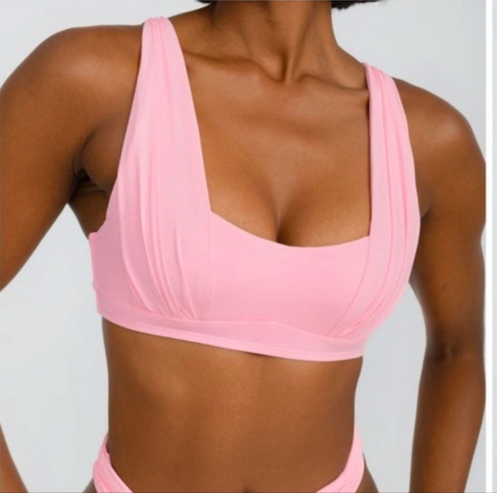 NWT Riot Swim‎ Mira Top Small Blush Pink Color